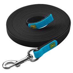 Hunter Convenience Gummi Track Line För Hundar 5 Meter 1,5mm Svart